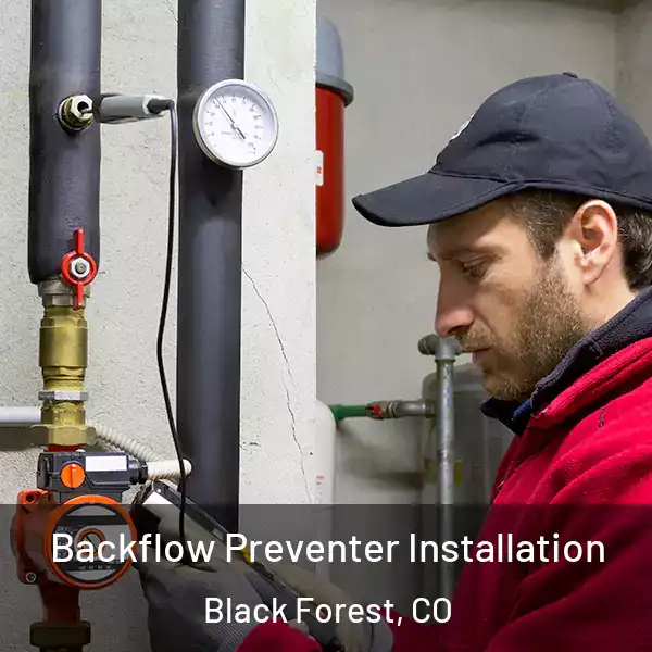  Backflow Preventer Installation Black Forest, CO