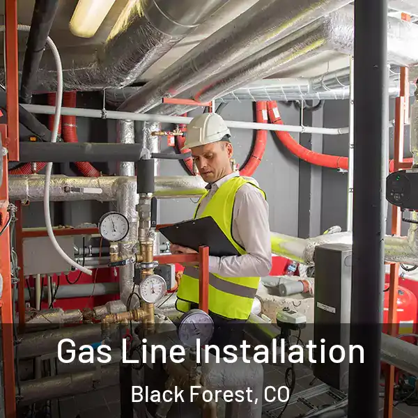  Gas Line Installation Black Forest, CO