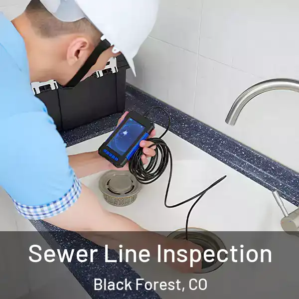  Sewer Line Inspection Black Forest, CO